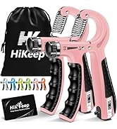 HiKeep Grip Strength Trainer, Extended Version for All Hands, Adjustable Grip Strengthener - Set ...
