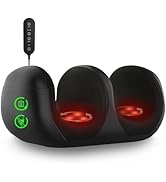 LINGTENG Foot Massager, Shiatsu Foot Massager with Heat, Rechargeable Calf Massager, Massage Calf...