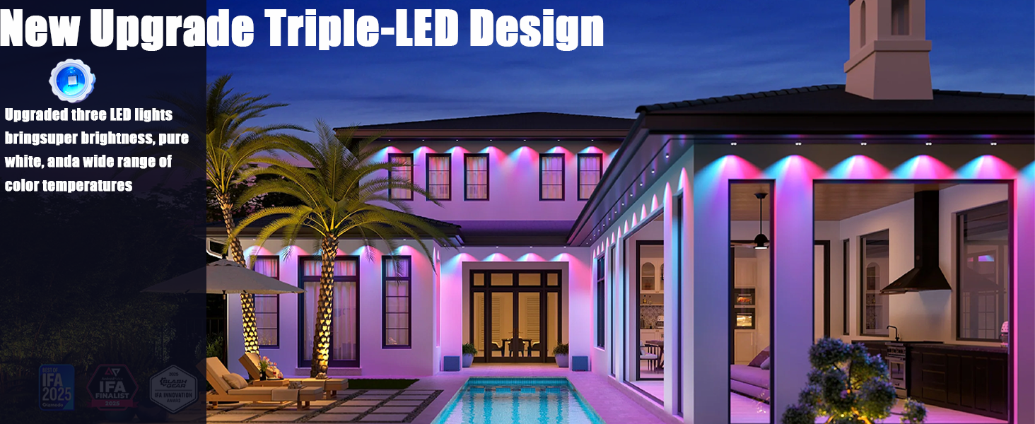 New Upgrade Trinle-LED Design
