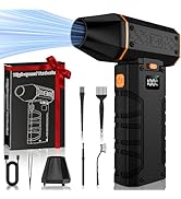 Electric Compressed Air Duster 100 Gear Adjustable 130000RPM Powerful Air Duster for Cleaning wit...