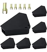 Mouse Station with Keys Black 6 Pack, Key Required Mouse Stations, Mice Stations, Keeps Children ...