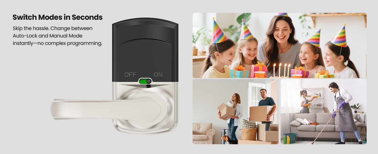 digital door lock with keypad set