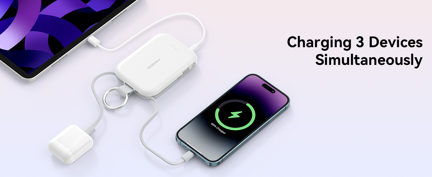 portable charger keychain 5000mah power bank