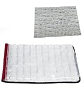 FlexiFreeze Party Mat Chiller - Food Cooling Buffet Cooler for Cold Serving Red (19" x 15") and F...