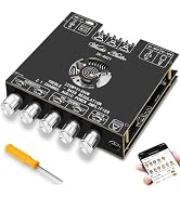 Bluetooth Power Amplifier Board Stereo - HiFi 2.1 Channel 2X220W+350W Bluetooth 5.1 Audio Amplifi...