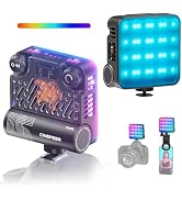 ZHIYUN CINEPEER CM15 15W RGB Video Light Selfie Light 360° Full Color Camera Light with Cold Shoe...