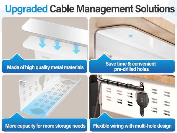 Cable Management Under Desk