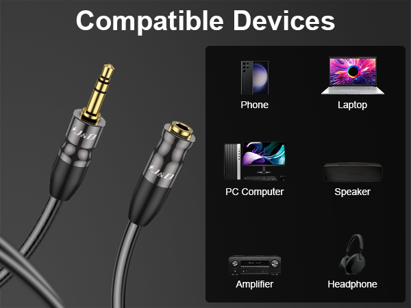 phone,laptop,pc computer,speaker,amplifier ,headphone,aux extension,audio extension cable
