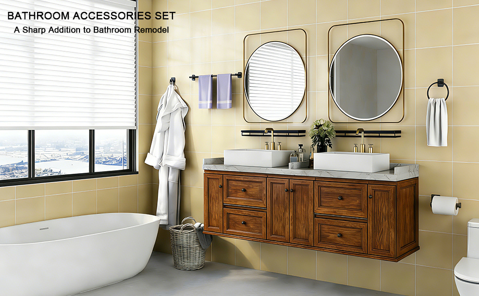 towel holder set