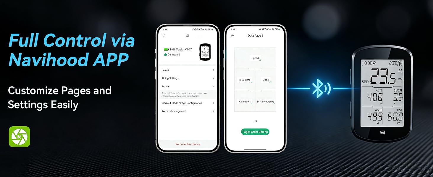 navihood s1 gps bike computer