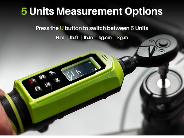 5 Units of the Digital Torque Wrench