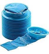 YGDZ Vomit Bags Disposable, 15 Pack Barf Bags Throw Up Emesis Bags Puke Nausea Bags for Travel Mo...