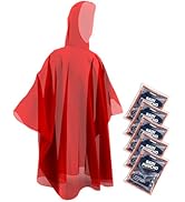 Hagon PRO Disposable Rain Ponchos for Adults (5 Pack)