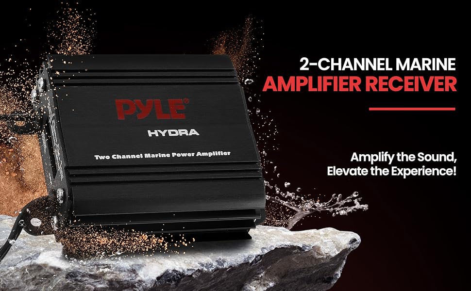 2-Channel Marine Amplifier Receiver; Marine Amplifier; Amplifier