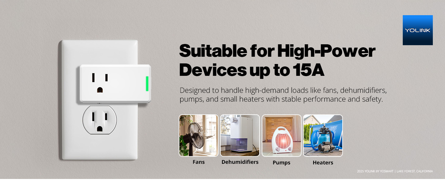 Suitable for High-Power Devices up to 15A