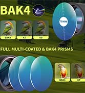 BOSTRON 25-75x70 HD Spotting Scope with BAK4 Prism &amp; FMC Lens, Tripod Phone Adapter and Carrying ...