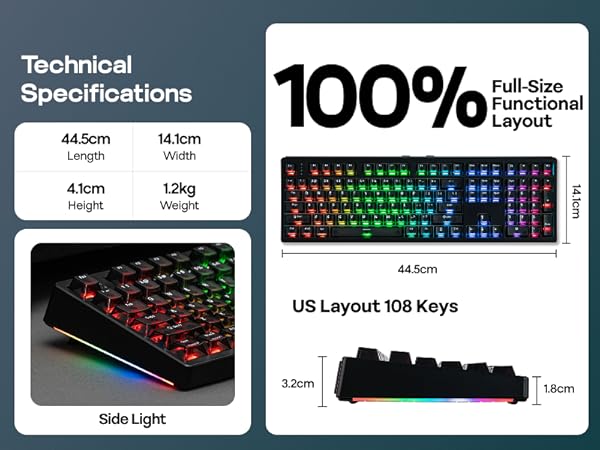 Wireless Gaming Keyboard