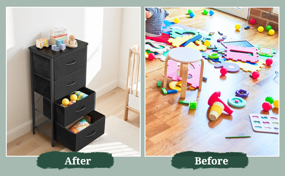 Dresser for Easy Storage