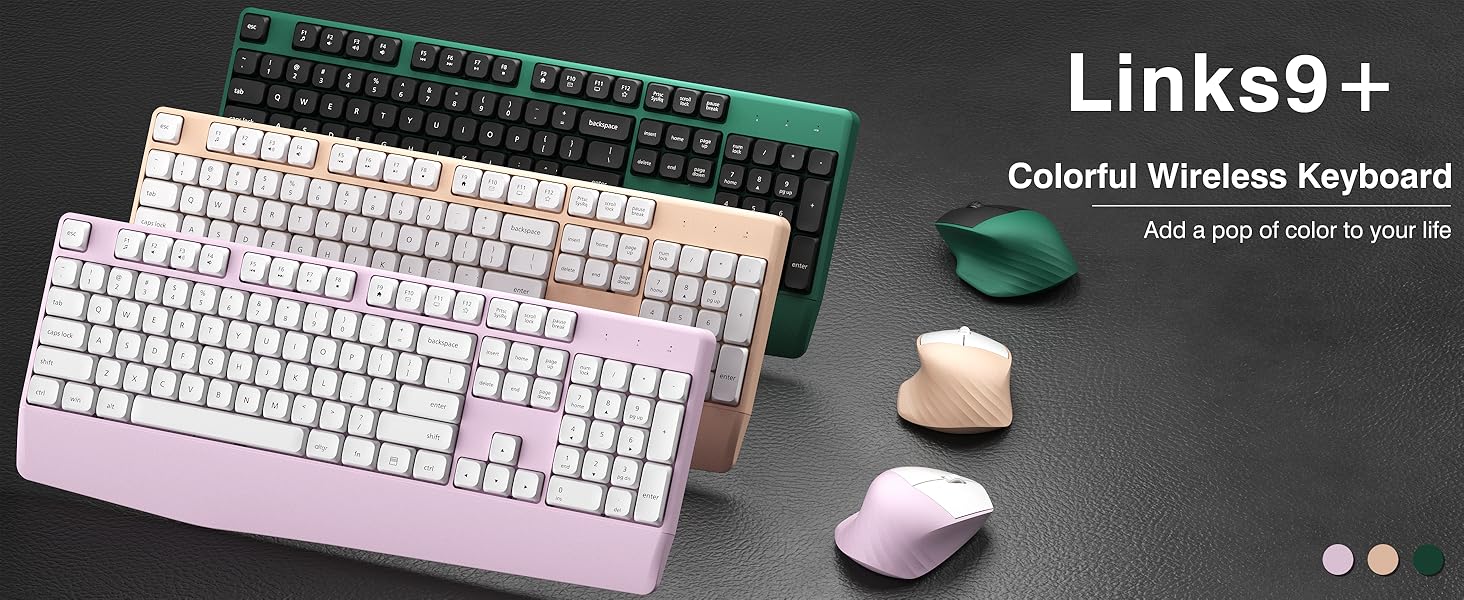 purple wireless keyboard