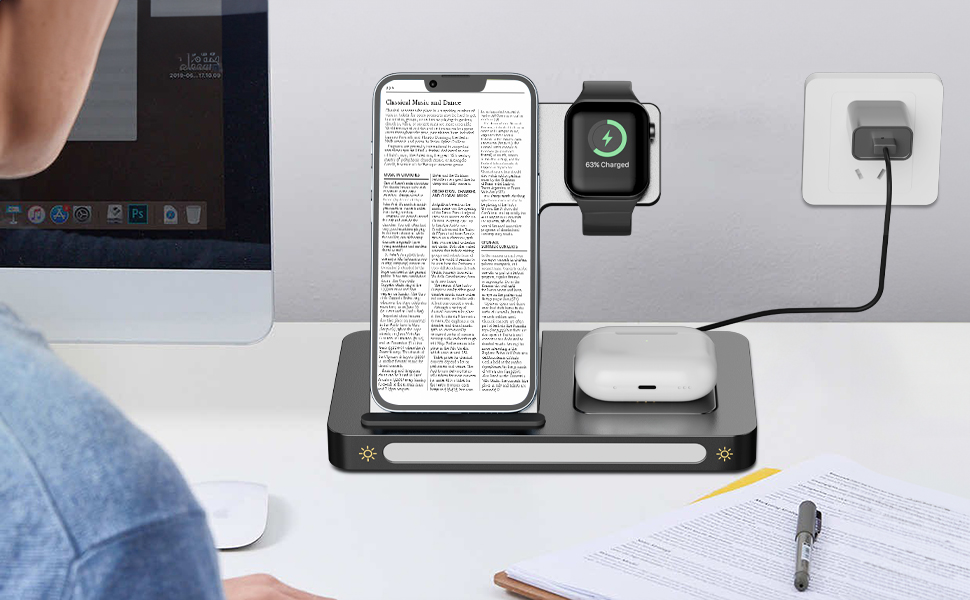 3 and 1 charging station apple