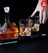 Official Atari Joystick Decanter Set with 2 x Atari Action Button Whiskey Glasses and CX78+ Games...