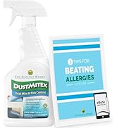 The Ecology Works DustmiteX Dust Mite Spray - Dust Mites Remover + Flea Killer for Allergy &amp; Asth...