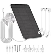 5V 4W Arlo Solar Panel Charger Compatible with Arlo Pro 3/4/5,Ultra,Pro 3 Floodlight,Go 2,Essenti...