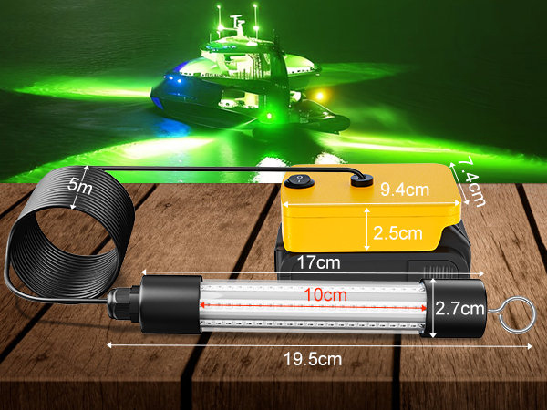 green fishing light
