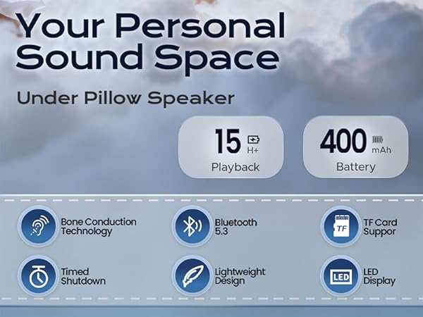 pillow speakers for sleeping