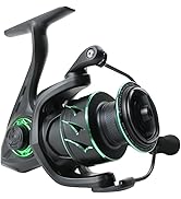 RF Fishing Reel 5.2:1 Gear Ratio 3000/5000 Series Anti-Reverse Ball Bearings Ultralight 17.6 Lbs ...