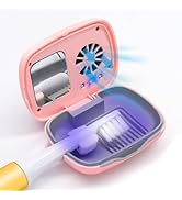 Becoolpet Toothbrush Travel Cover, Toothbrush Travel Case With Air Drying Function, Rechargeable ...