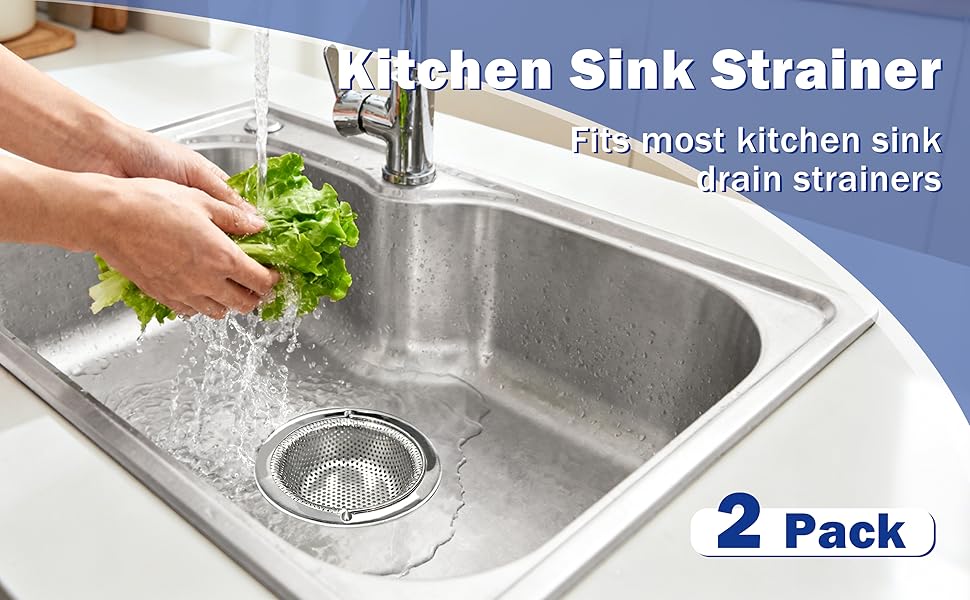 Kitchen Sink Strainer Fits most kitchen sink drain strainers