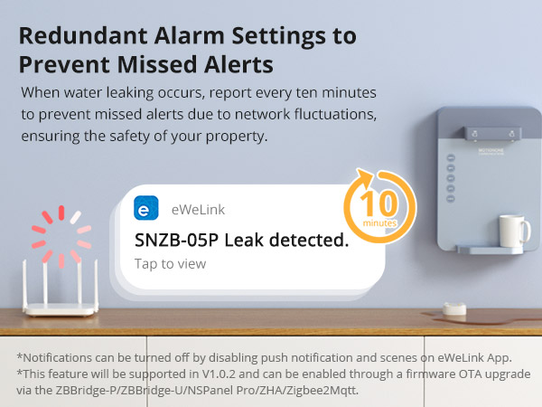 sonoff zigbee water leak sensor
