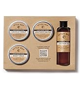 Otter Wax Leather Care Kit | 100% All-Natural Leather Care Products | Made in The USA | Includes ...