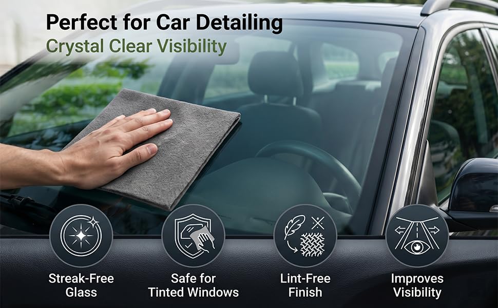 magic cleaning cloths Glass Mirror Kitchen Home Cleaning Car Cleaning