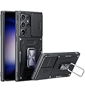 ANGELAS Shockproof Phone Case for Samsung Galaxy S23 Ultra - Silicone TPU Bumper With Anti-Fall P...