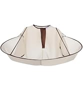 FRCOLOR Hair Cutting Cape for Adults with Hair Cut Catcher Lightweight Haircut Clothes 32X35X90 I...