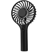 Ambandier Portable Handheld Fan, 3 Speeds Mini Portable Fan, Powerful Wind Hand Fan with Large Ba...
