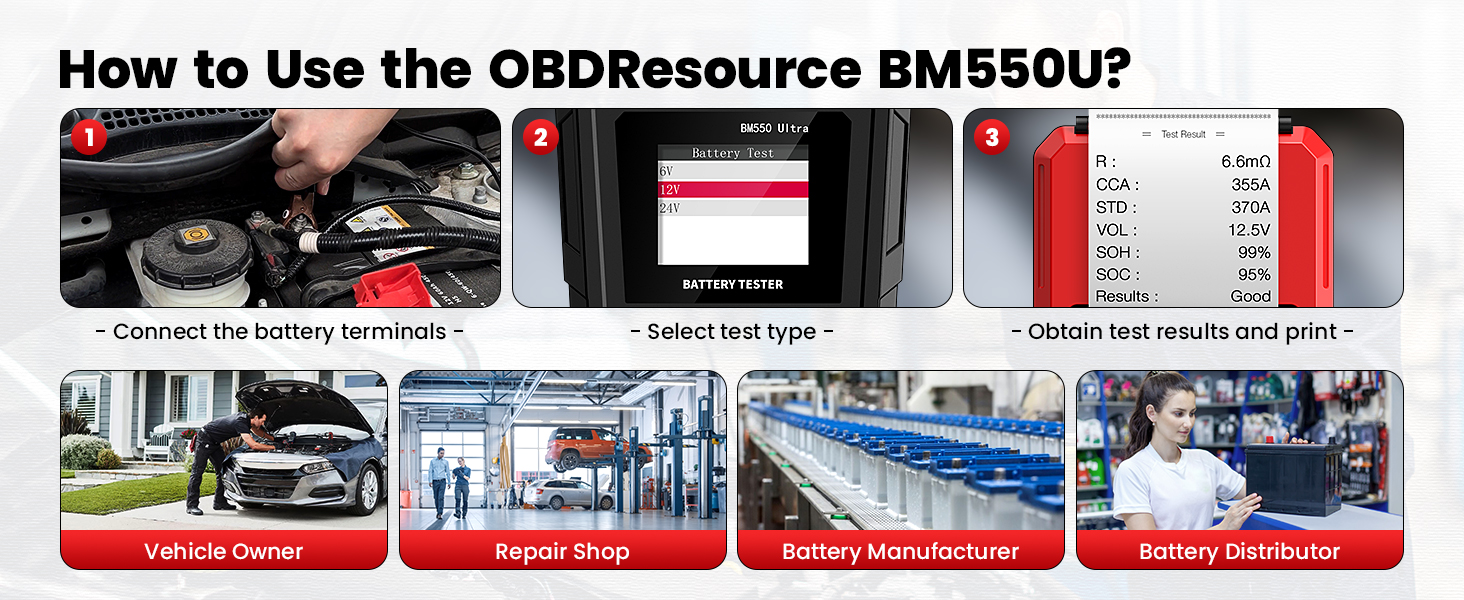 How to Use the OBDResource BM550U?