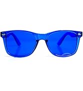 GloFX Blue Color Therapy Glasses Chakra Glasses Relax Glasses