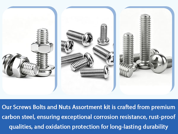 assorted nuts and bolts