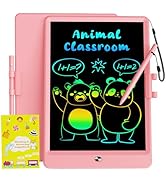 UCIDCI LCD Writing Tablet Doodle Board 10 Inch - Colorful Screen Electronic Toddler Drawing Table...