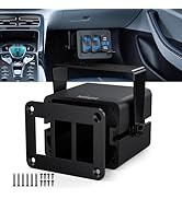 Nilight 3 Gang Rocker Switch Box 3 Holes Panel Detachable Installation Housing Waterproof Aluminu...