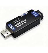 Xiusiyt USB to CAN Bus Converter with Preloaded PCAN Firmware - Ideal for Automotive &amp; Industrial...