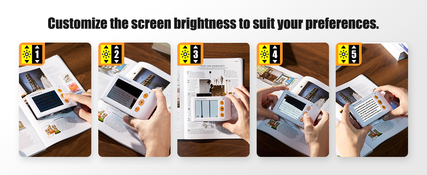 Adjustable brightness