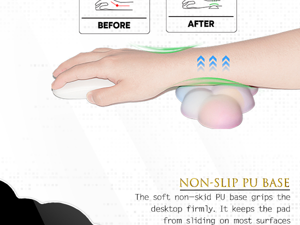 cloud keyboard wrist rest