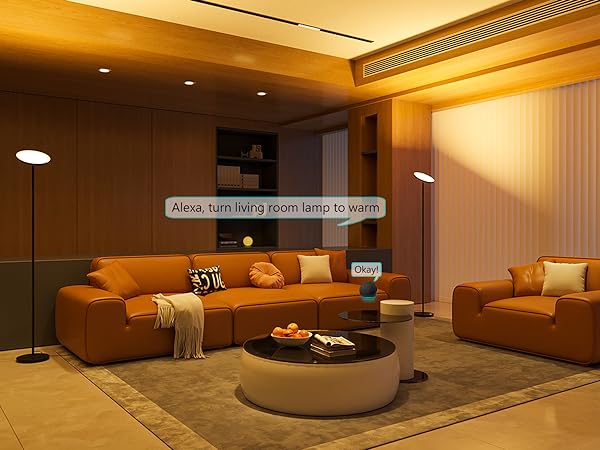 Living room floor lamp