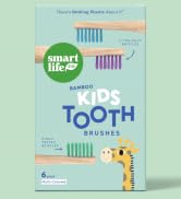 Kids Bamboo Toothbrushes (6 Pack) - Extra Soft Bristles For Toddlers Teeth | Zero Waste
