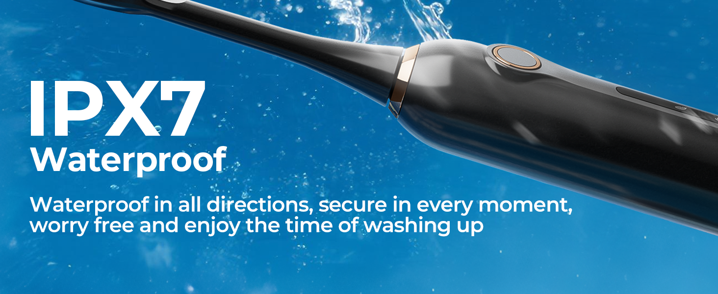 Waterproof toothbrush