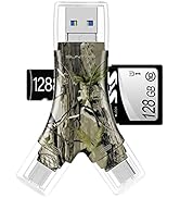 SD Card Reader for iPhone/ipad/Android/Mac/Computer/Camera,4 in1 Micro SD Card Reader Trail Camer...